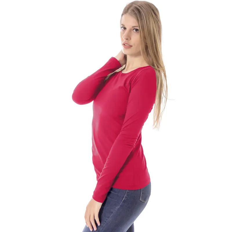 SWISS LORD - Polo Manga Larga para Mujer