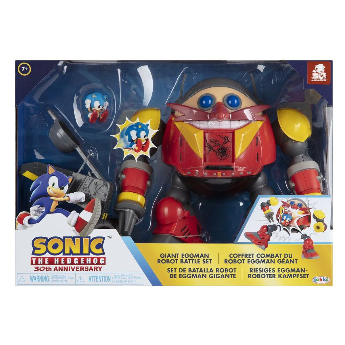 SONIC - Sonic the Hedgehog - Set de Batalla Robot Dr Eggman Gigante