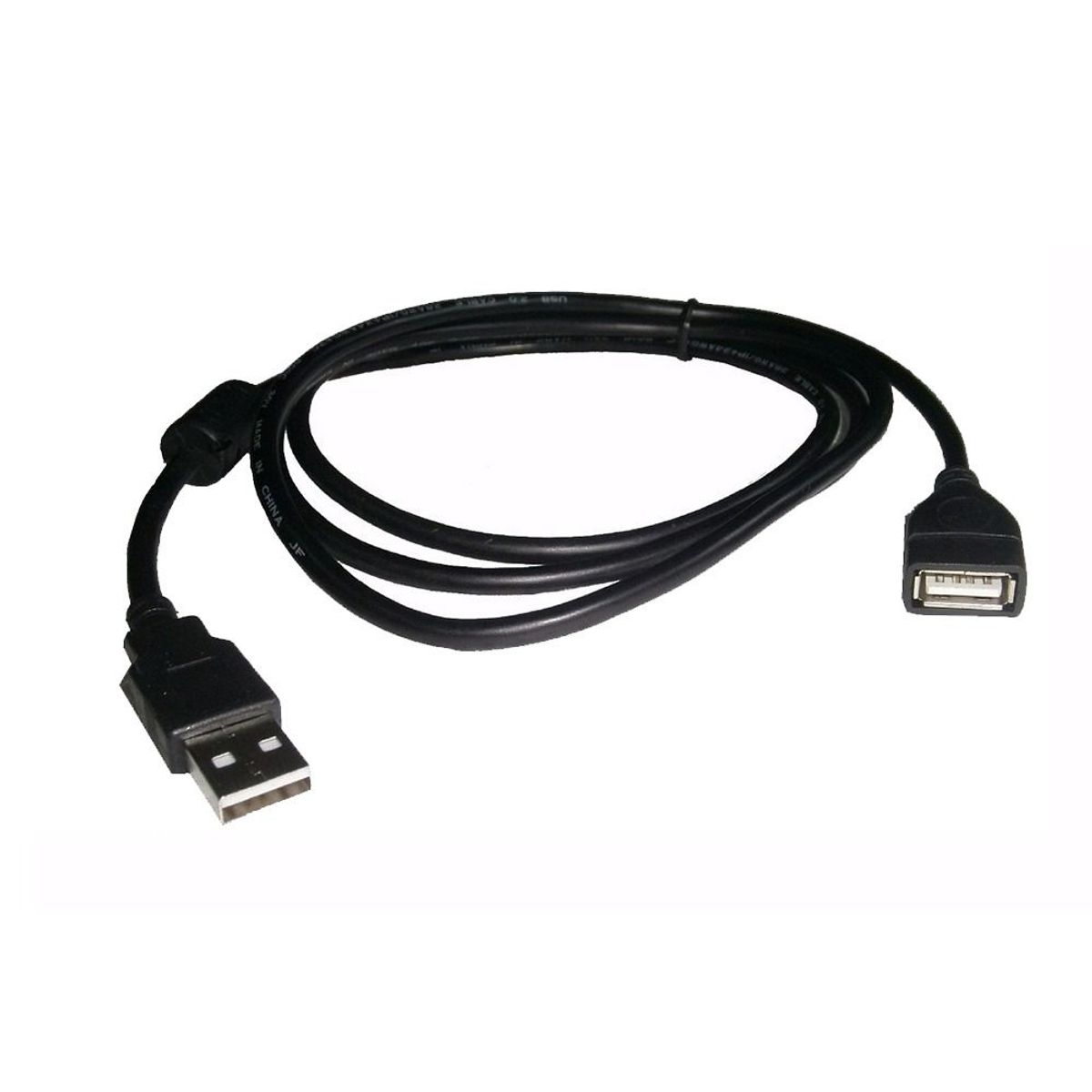 GENERICO - Cable Extensión Usb 2.0 Macho A Hembra 3 Metros - Negro