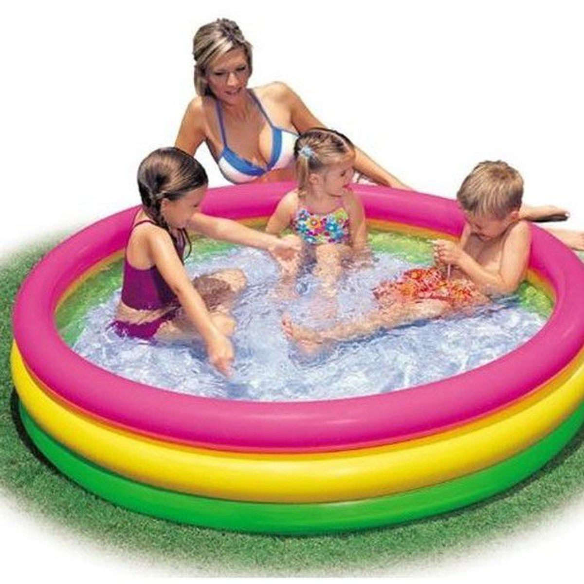INTEX - Intex - Piscina Inflable multicolor con base inflable