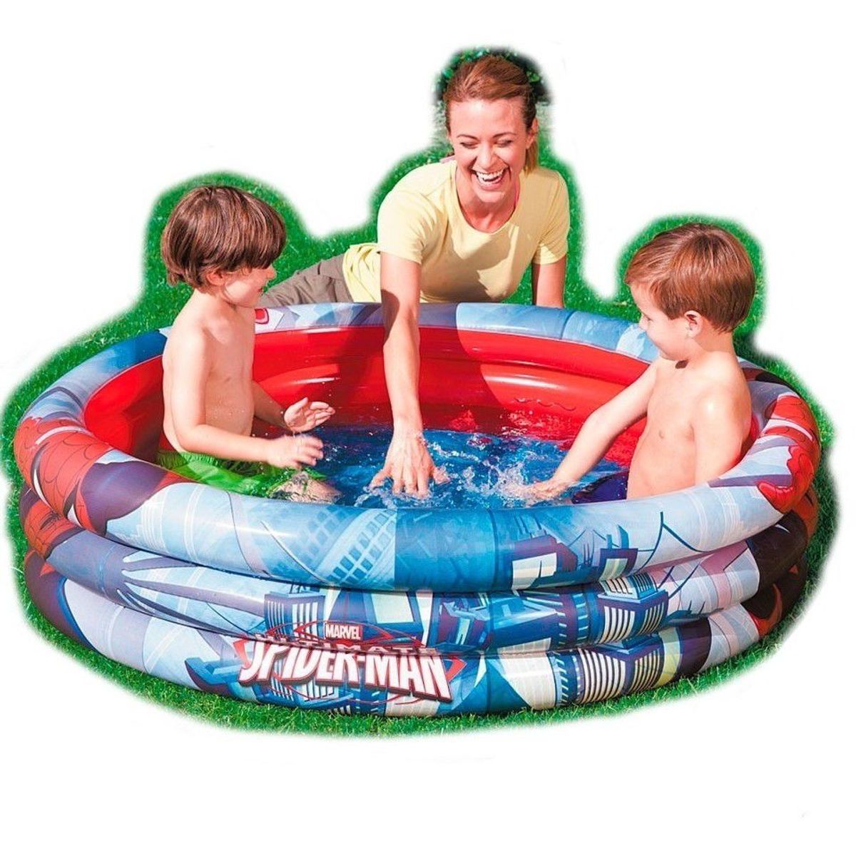 BESTWAY - Piscina inflable Spiderman - Bestway