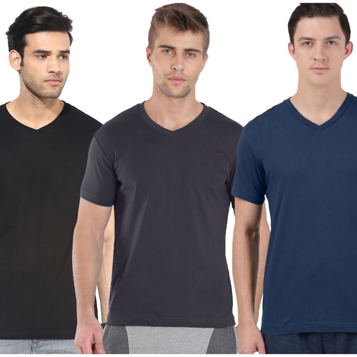 SWISS LORD - Pack 3 polos manga corta para hombre.