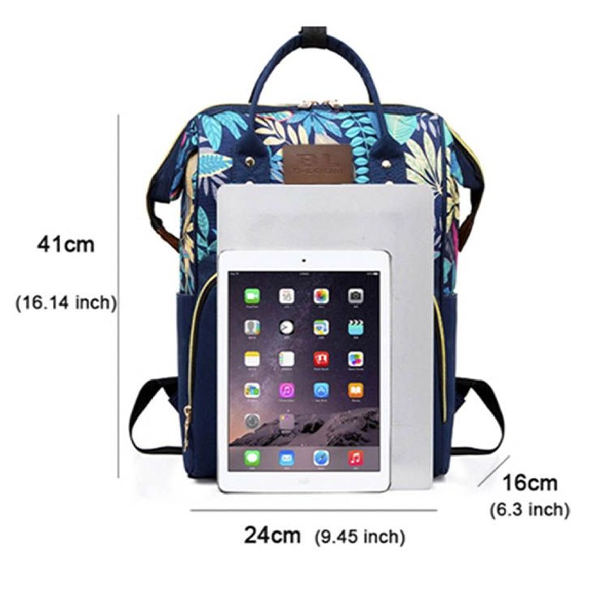 GENERICO - Mochila Pañalera Bolso De Maternidad Color Azul