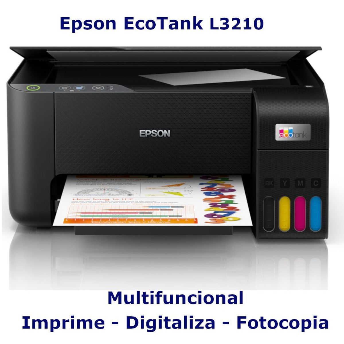EPSON - Impresora Multifuncional Epson EcoTank L3210 Tinta continua