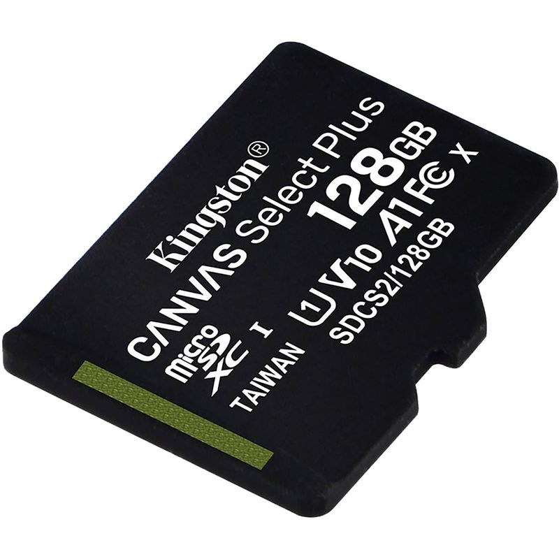 KINGSTON - Memoria Kingston MicroSD de 128GB Alta Velocidad Clase 10