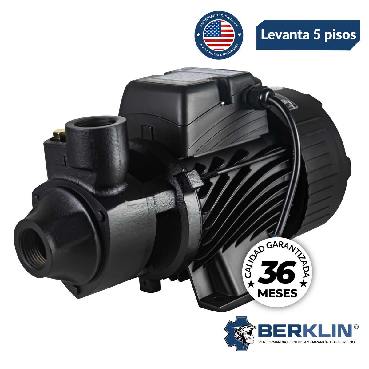 BERKLIN - BOMBA DE AGUA PERIFERICA DE 1HP