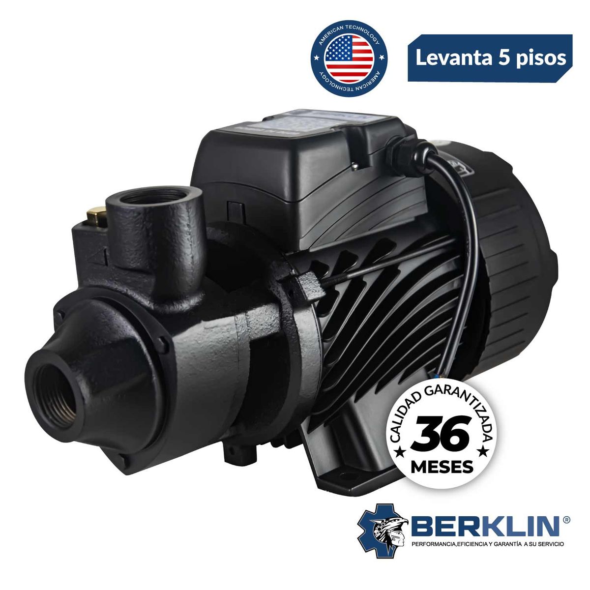 BERKLIN - BOMBA DE AGUA PERIFERICA DE 1HP