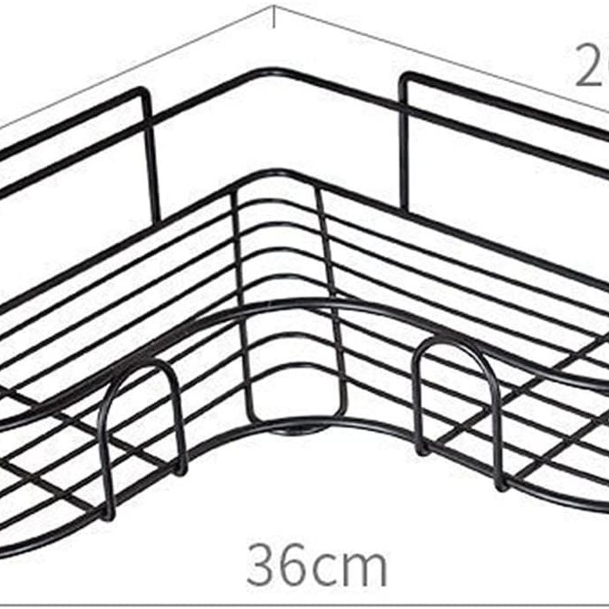 GENERICO - Esquinero Multiuso Rejillas para Baño Despensa