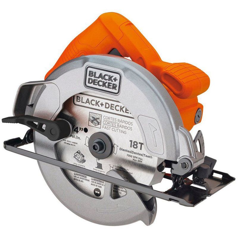 BLACK+DECKER - Sierra circular Black & Decker cs1004-b2  7 1/4" 1400w + disco