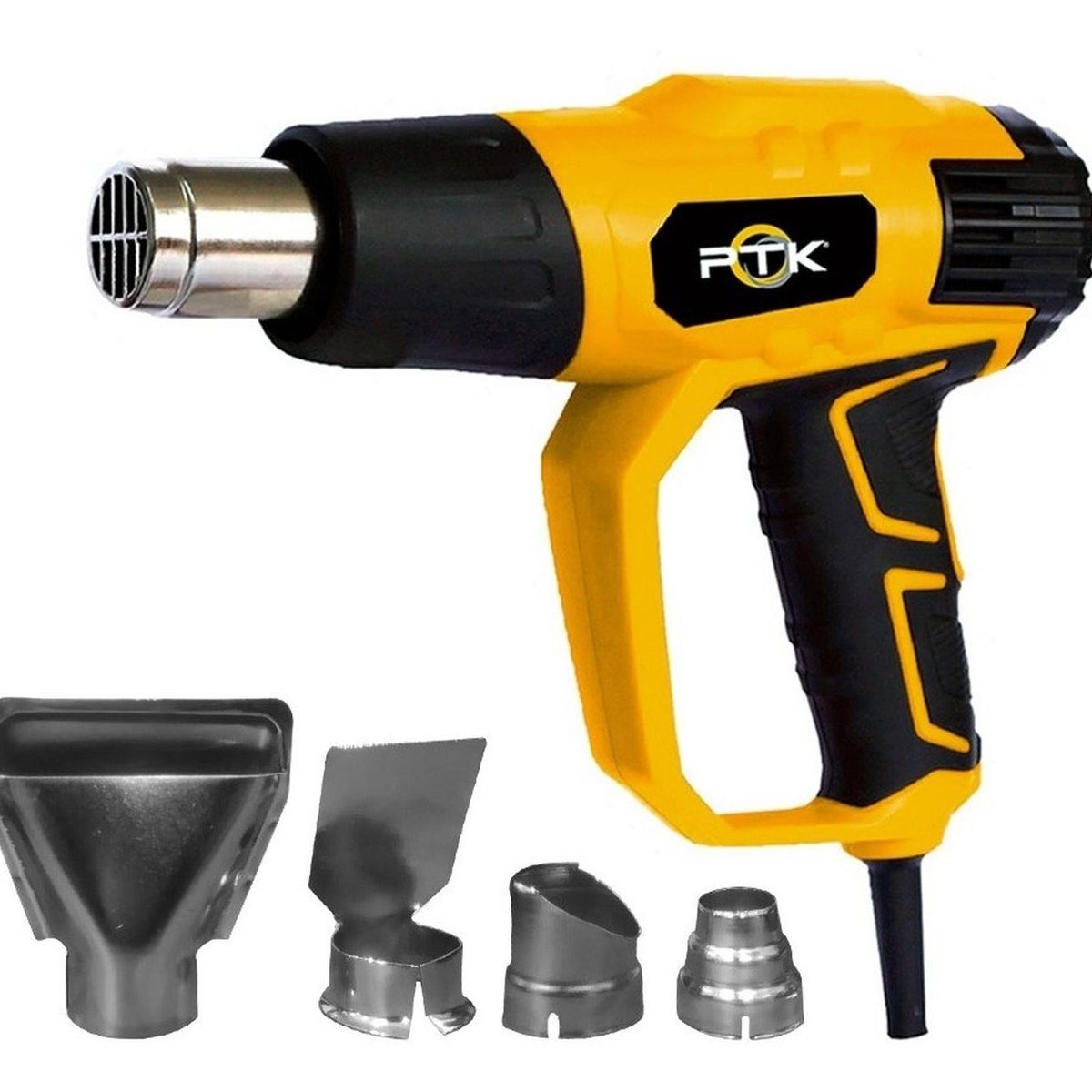 PTK - Pistola de Calor PTK PISC-2000 350°-550º 2000W Inc Boquillas