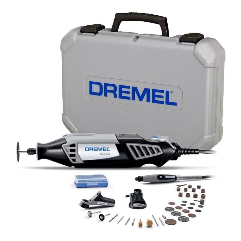 DREMEL - Dremel 4000 multipropósito + 3 acoples y 36 acc + maletín