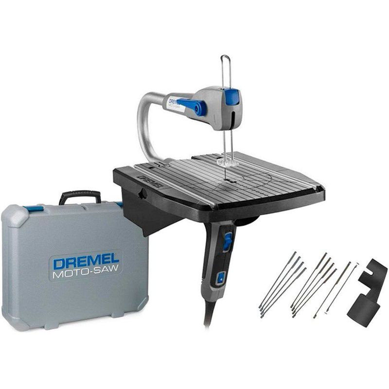 DREMEL - Dremel moto saw sierra caladora de banco + 10 accesorios