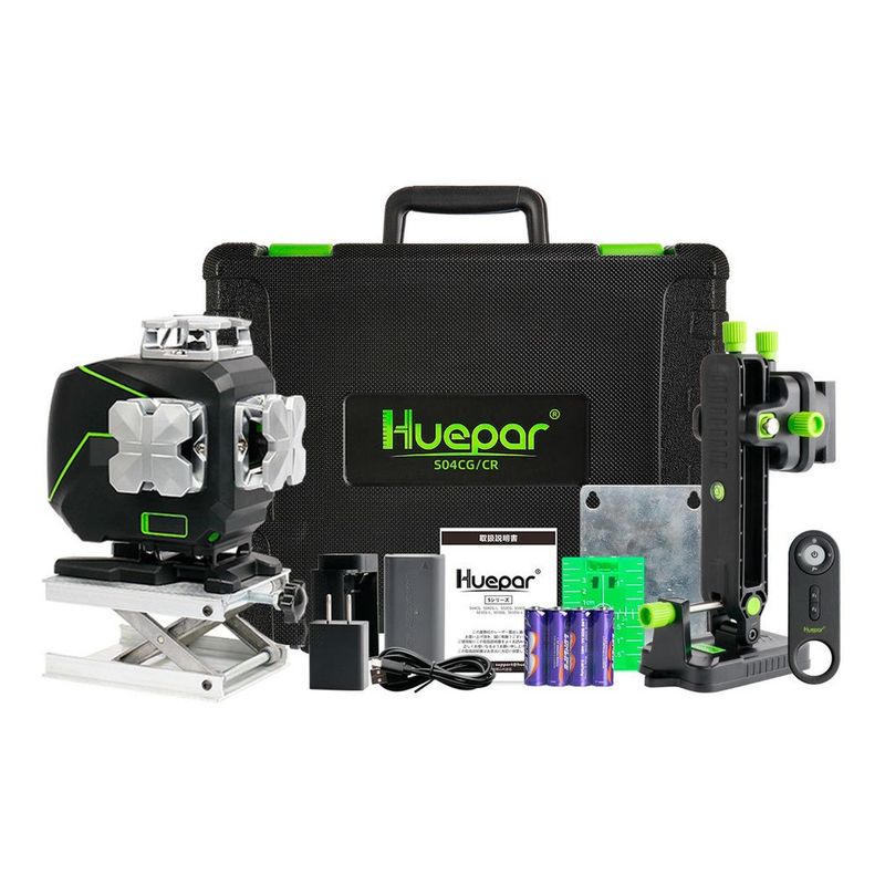 HUEPAR - Nivel láser verde huepar s04cg 16 línea 4d bluetooth control
