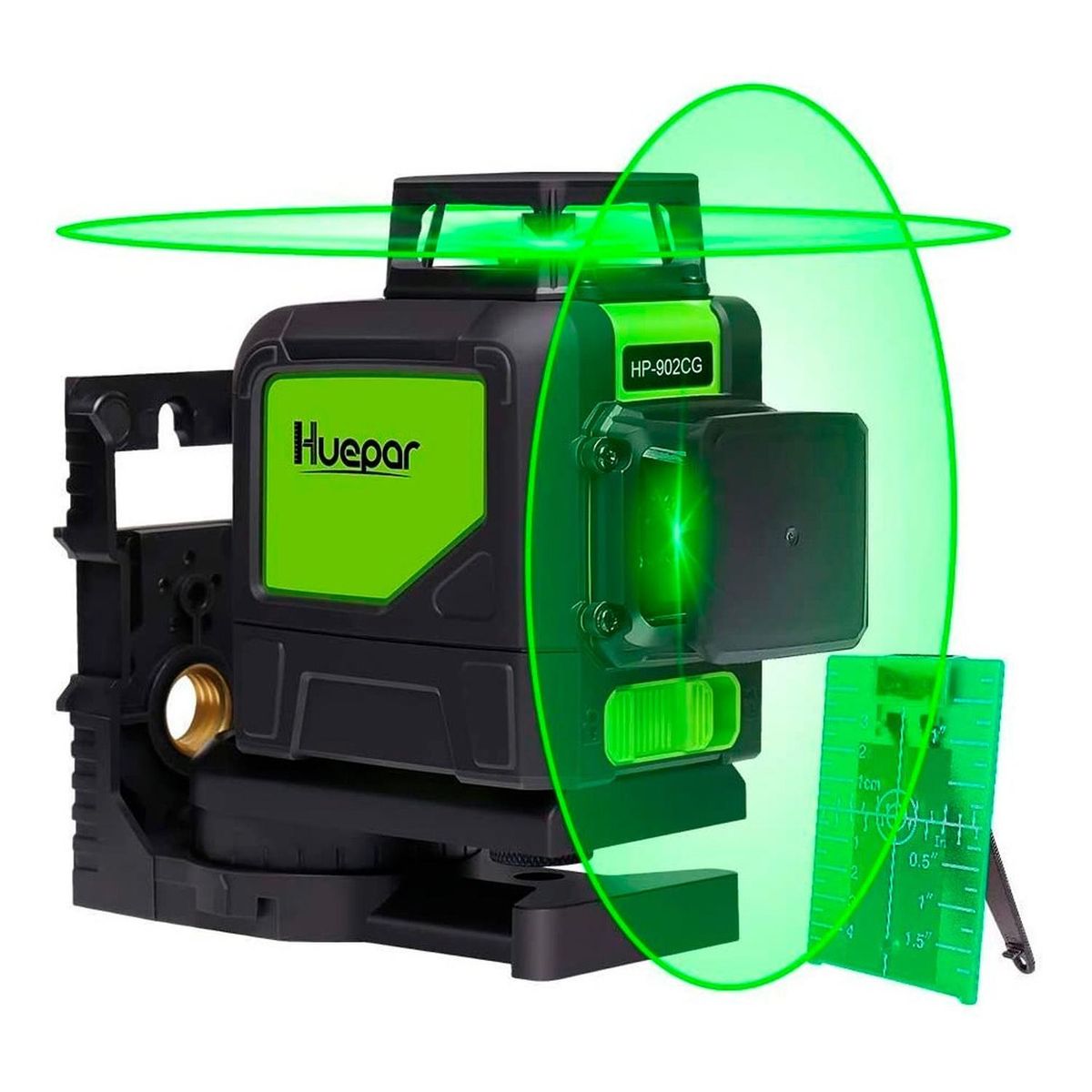 HUEPAR - Nivel láser verde huepar 902cg líneas 360° soporte + bolsa