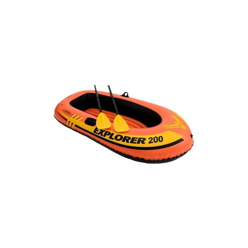 INTEX - Intex - Bote inflable modelo Explorer Capacidad 95 kg con inflador y remos