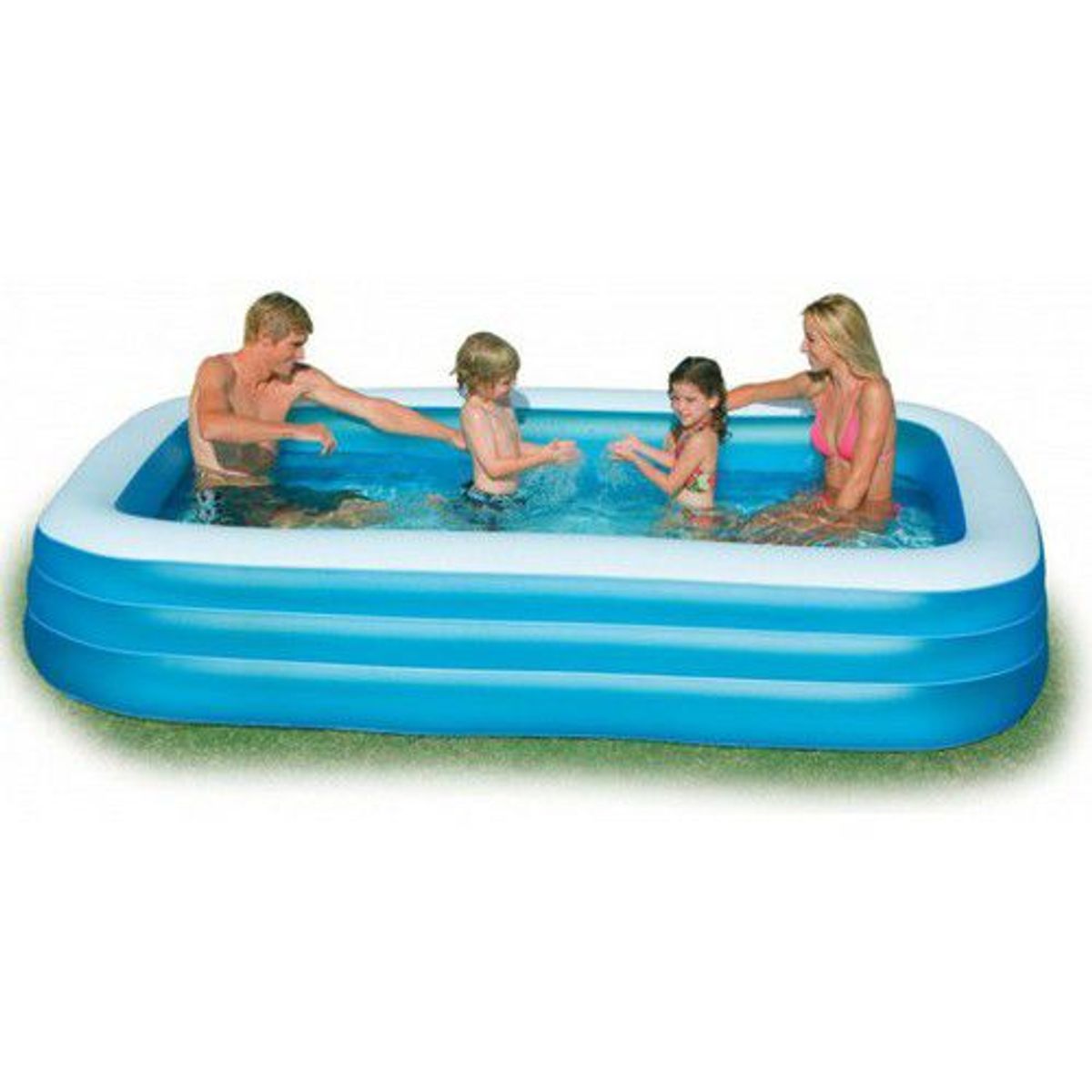 BESTWAY - Piscina Inflable Celeste 305x183x56 CM - BESTWAY