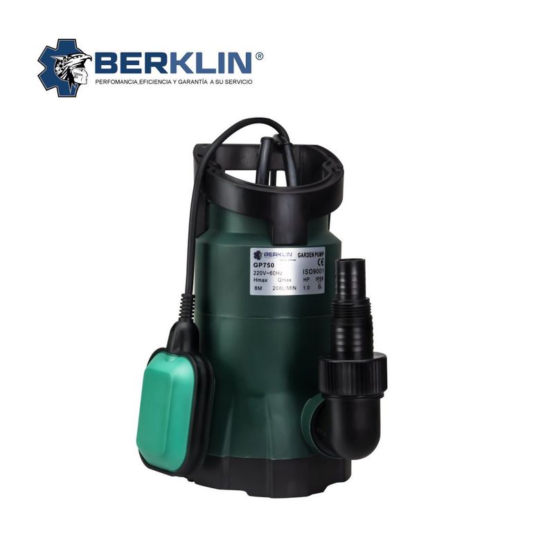 BERKLIN - BOMBA DE AGUA SUMERGIBLE PARA ACHIQUE 1 HP 208Lmin