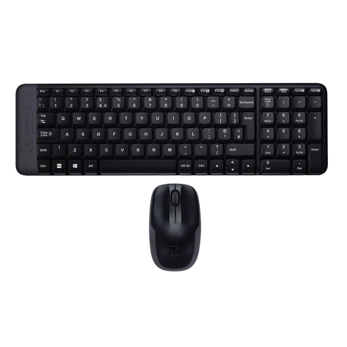 LOGITECH - Teclado Logitech + Mouse Mk220 Wireless Usb Sp Black