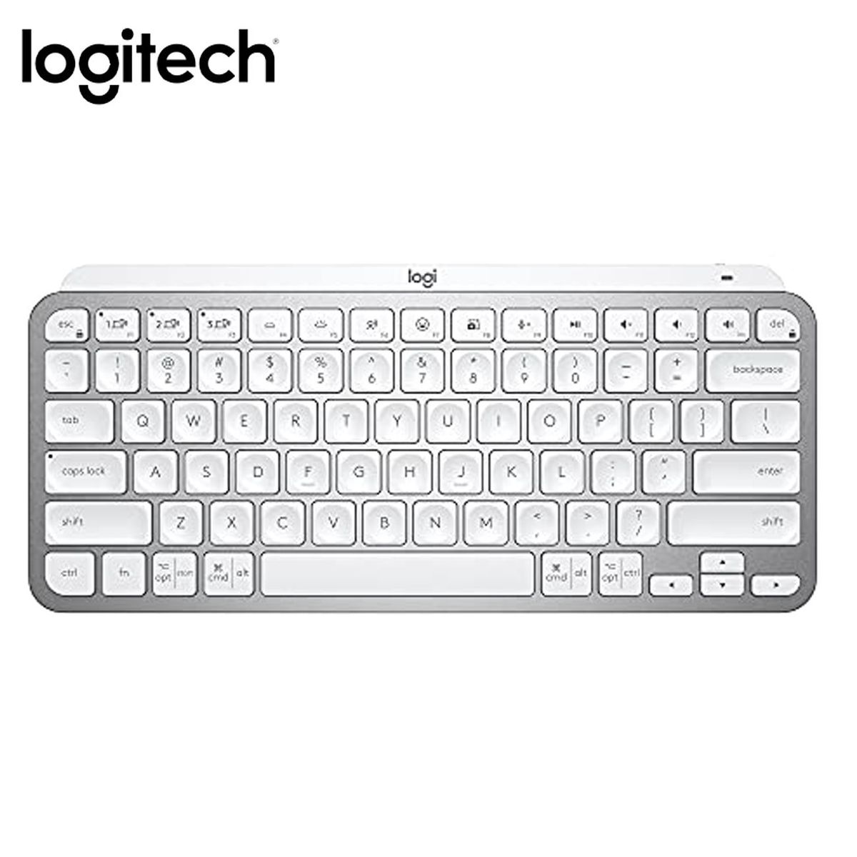 LOGITECH - Teclado Logitech Mx Keys Mini Multi-Device Bt Iluminado Blanco