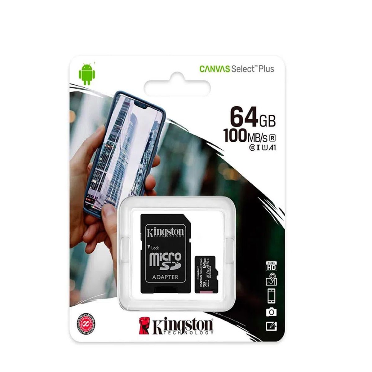 KINGSTON - MEMORIA MICRO SD 64GB KINGSTON