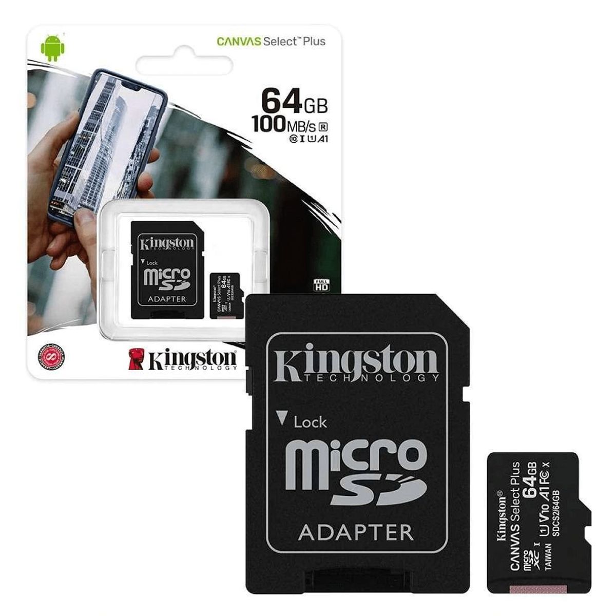 KINGSTON - MEMORIA MICRO SD 64GB KINGSTON