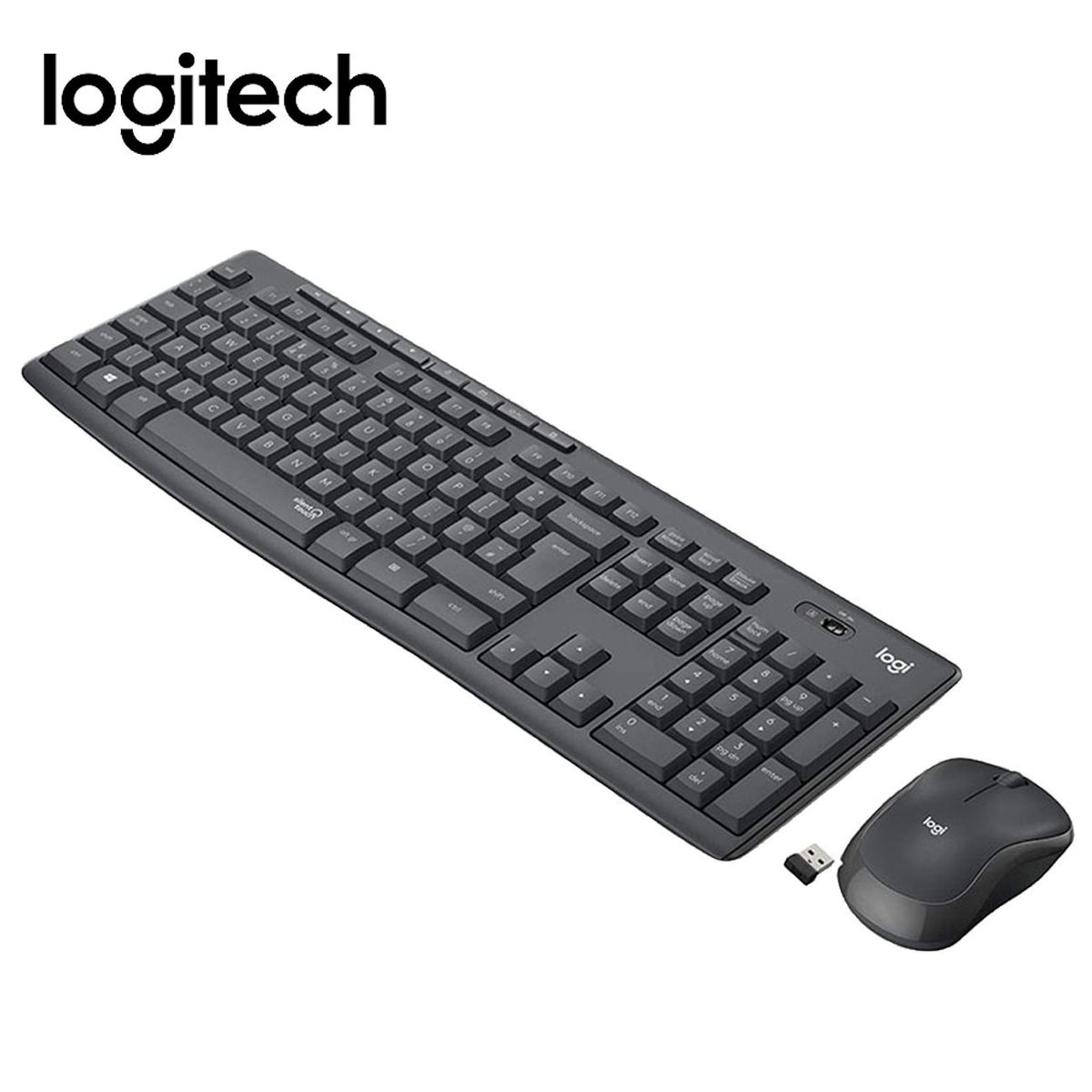 LOGITECH - Teclado Mouse Logitech MK295  Wireless Negro