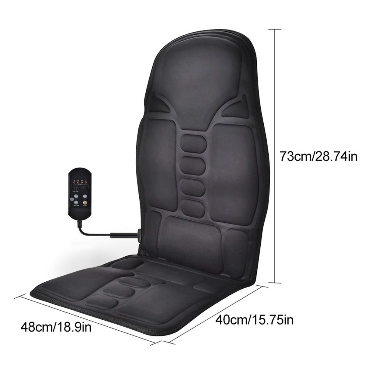 PERUMASSAGE - Masajeador tipo Silla para Auto y Oficina con 8 Funciones distintas