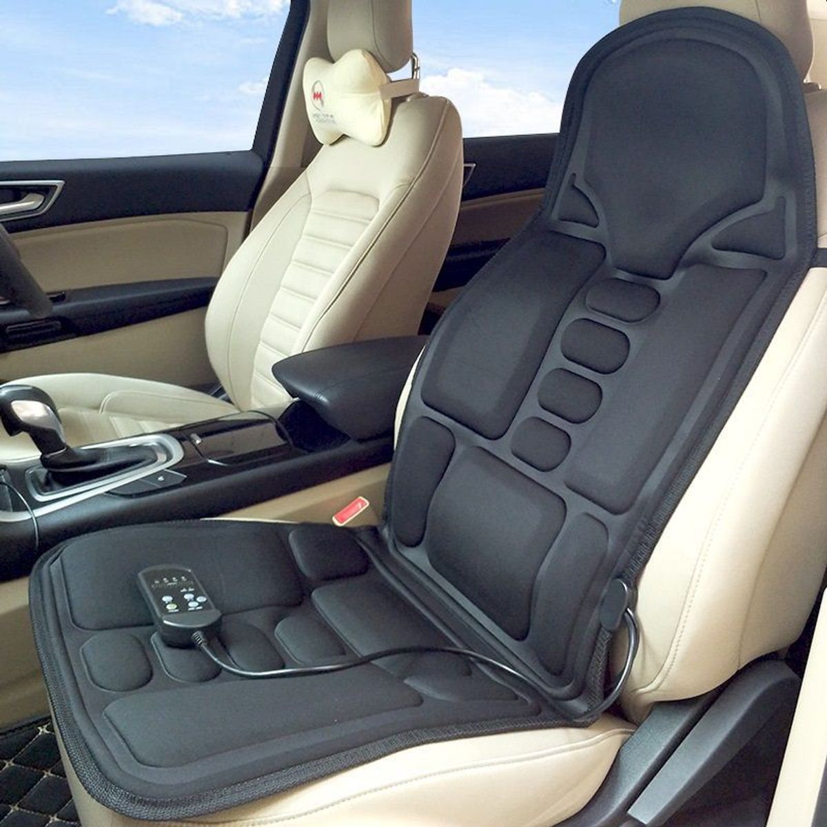 PERUMASSAGE - Masajeador tipo Silla para Auto y Oficina con 8 Funciones distintas.