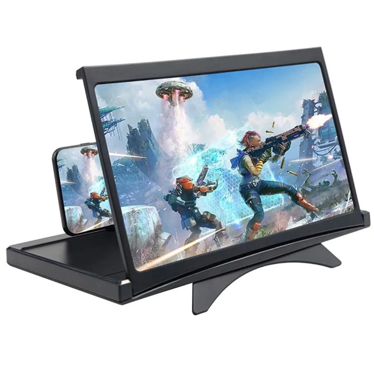 GENERICO - Amplificador de Pantalla Semicurvo para celulares 12 pulgadas