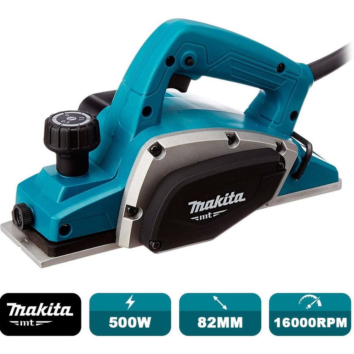 MAKITA - Cepillo Electrico Para Madera M1902B 500W 82Mm Makita Mt