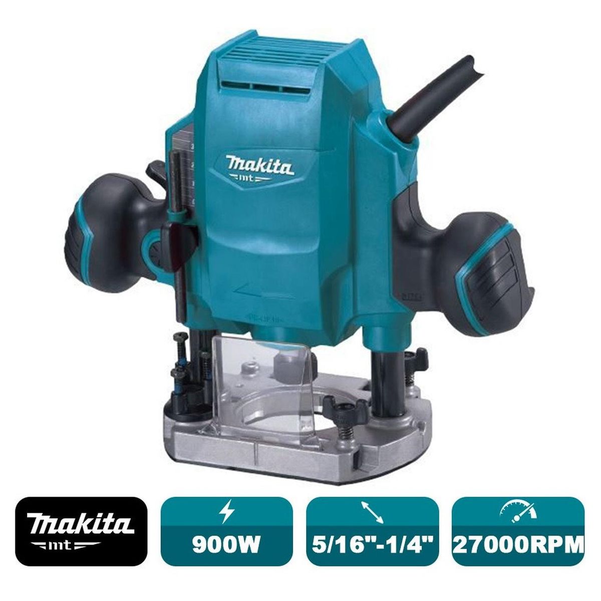 MAKITA - Ruteadora Makita MT M3601B  1/4" 900W 35mm Profesional