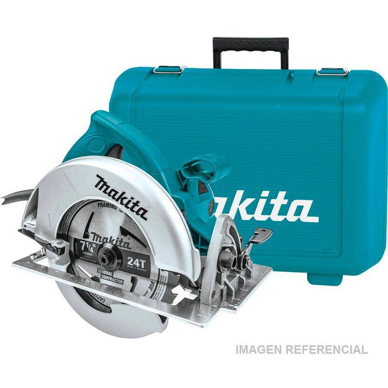 MAKITA - Sierra Circular Makita 5007NK  7 1/4" 1800W 5800 RPM  2 1/2" C/Maleta