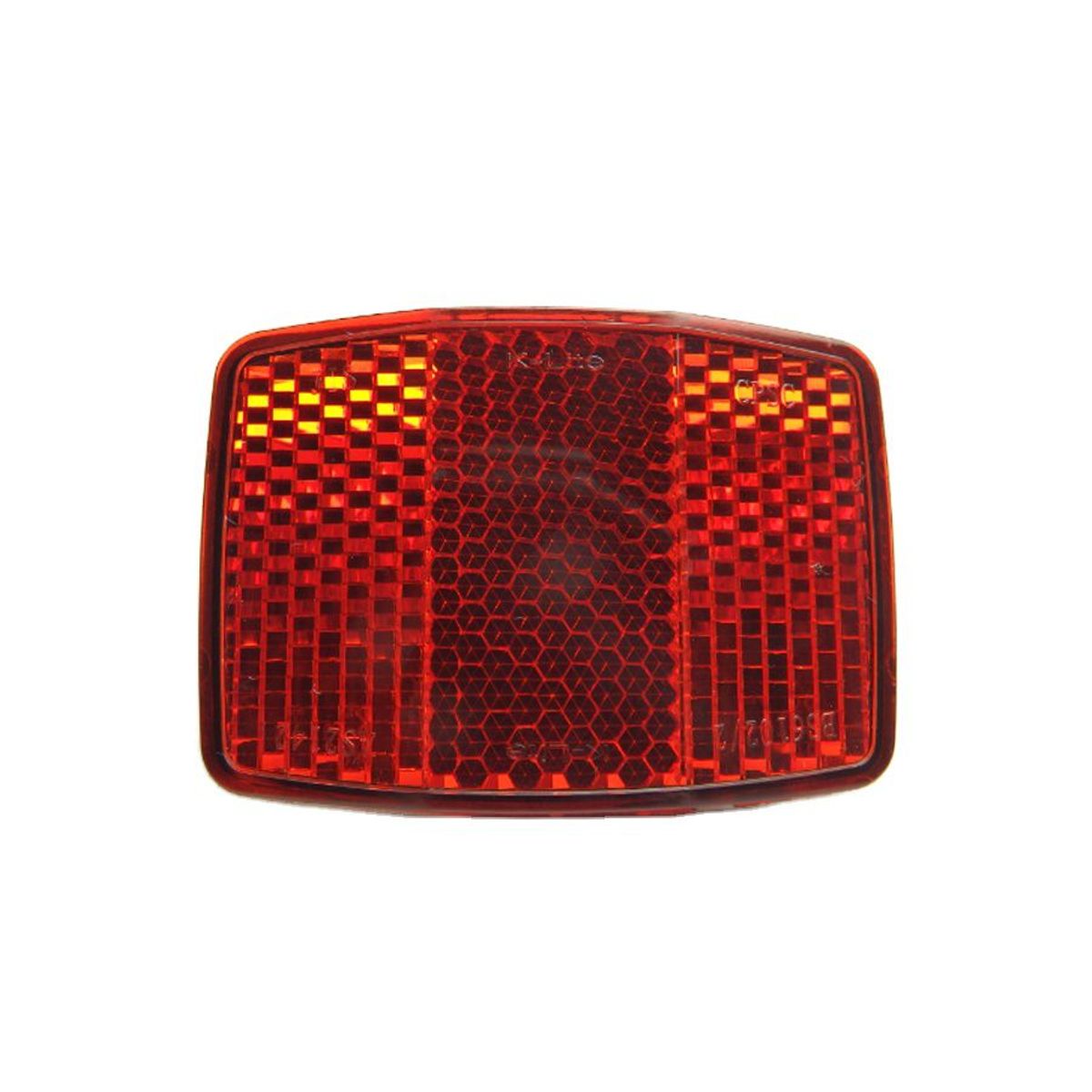 GENERICO - Reflector posterior rojo con soporte para bicicleta