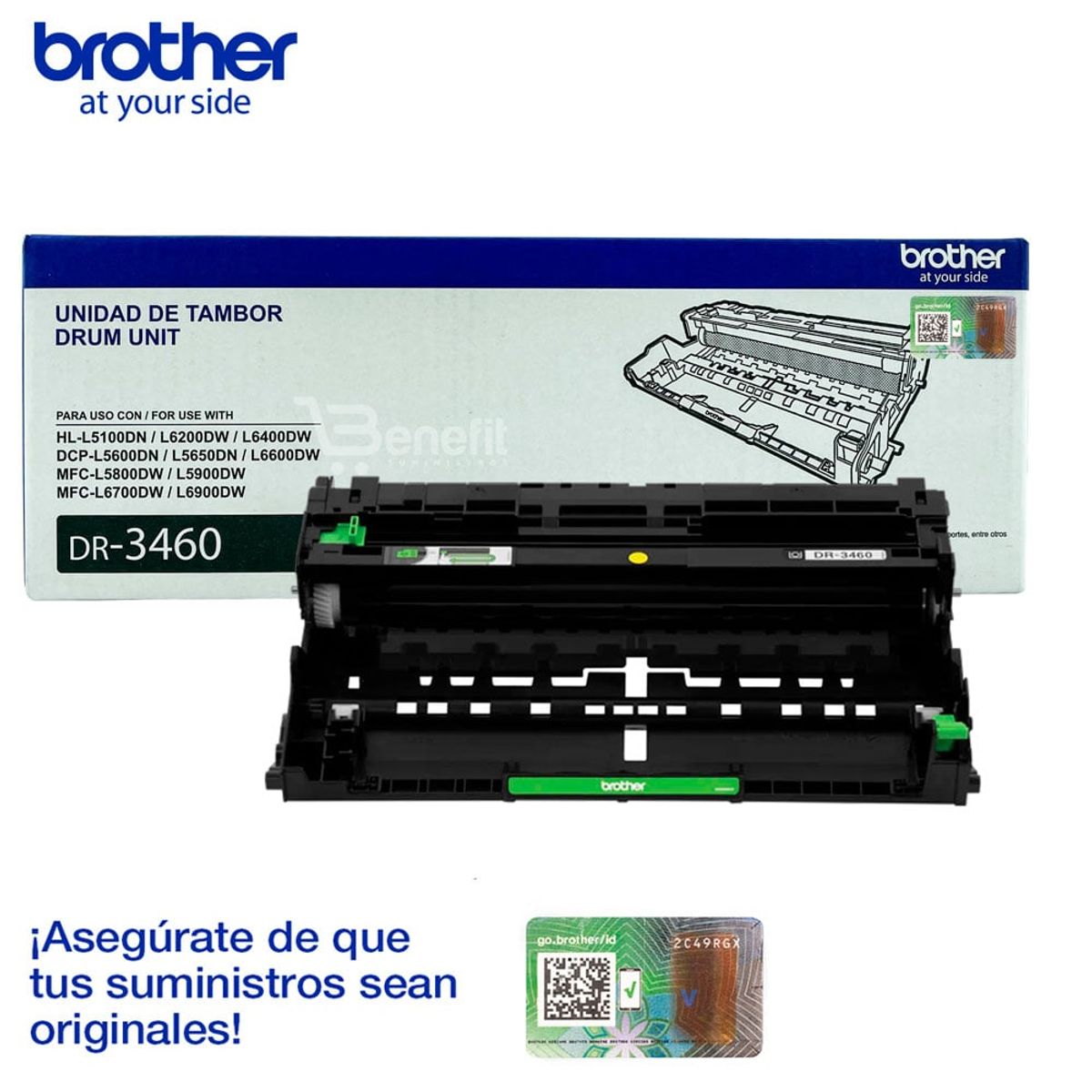 BROTHER - DRUM BROTHER DR-3460 PARA HL-L5100DN DCP-L5650DNMFC-L6900DW DR3460