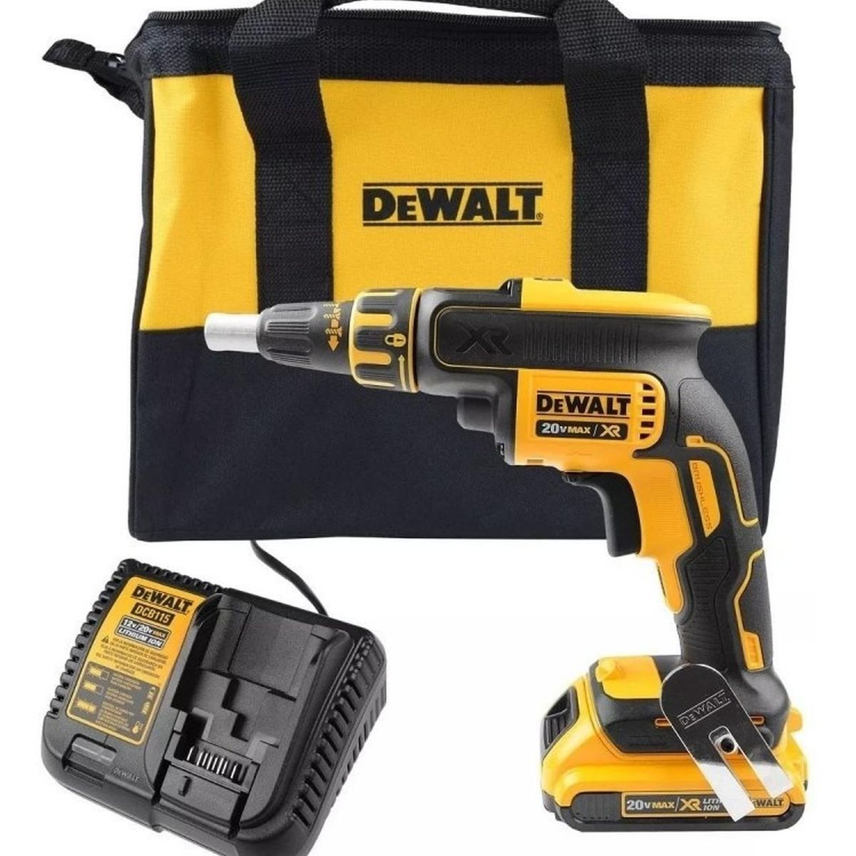 DEWALT - Atornillador para Drywall 1/4" 20 V Xr 30 Nm Dewalt DCF620D2-B2