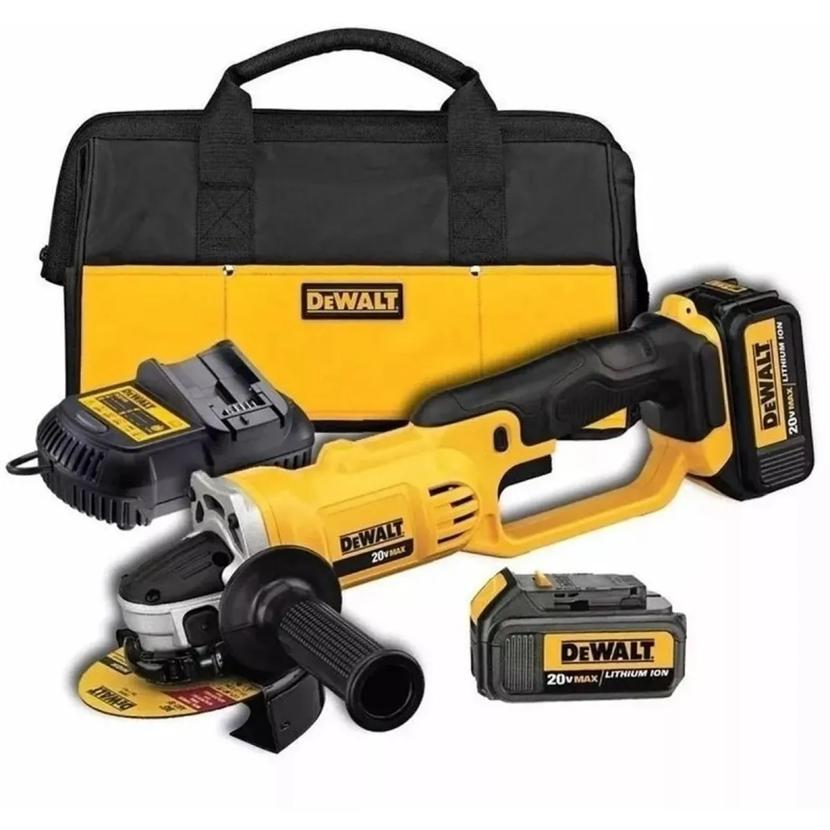 DEWALT - Esmeril Angular 4 1/2" 20 V 8000 Rpm Dewalt DCG412M2-B2