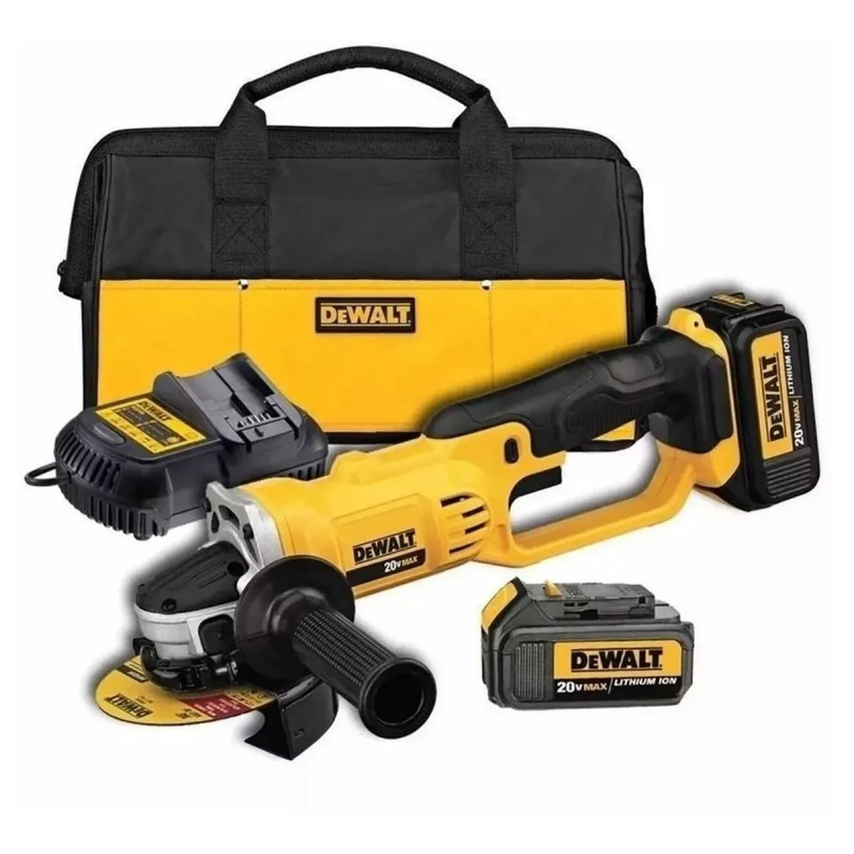 DEWALT - Esmeril Angular 4 1/2" 20 V 8000 Rpm Dewalt DCG412M2-B2