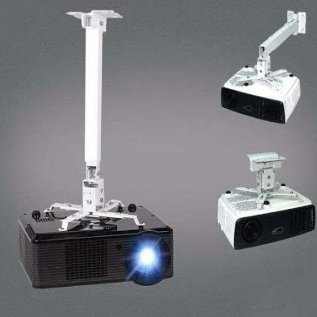 GENERICO - RACK PARA PROYECTOR UNIVERSAL  ARAÑA BLANCO