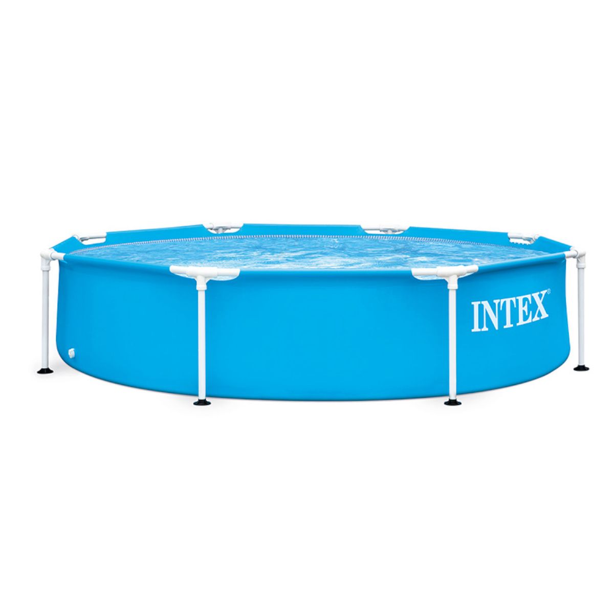 INTEX - Piscina Estructural redonda tamaño familiar 244 x 51 cm