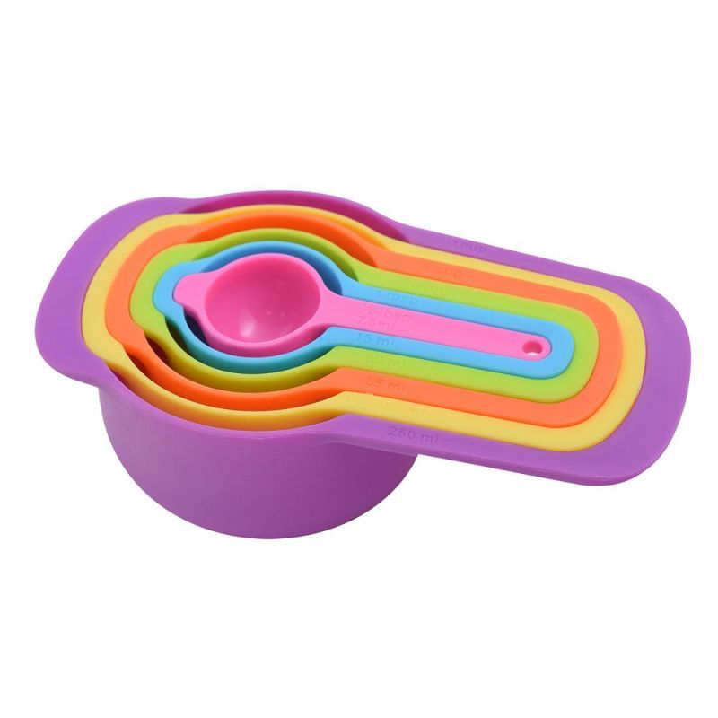 SM - Cucharas Y Tazas Medidoras Plasticas Juego X 6 Repostería