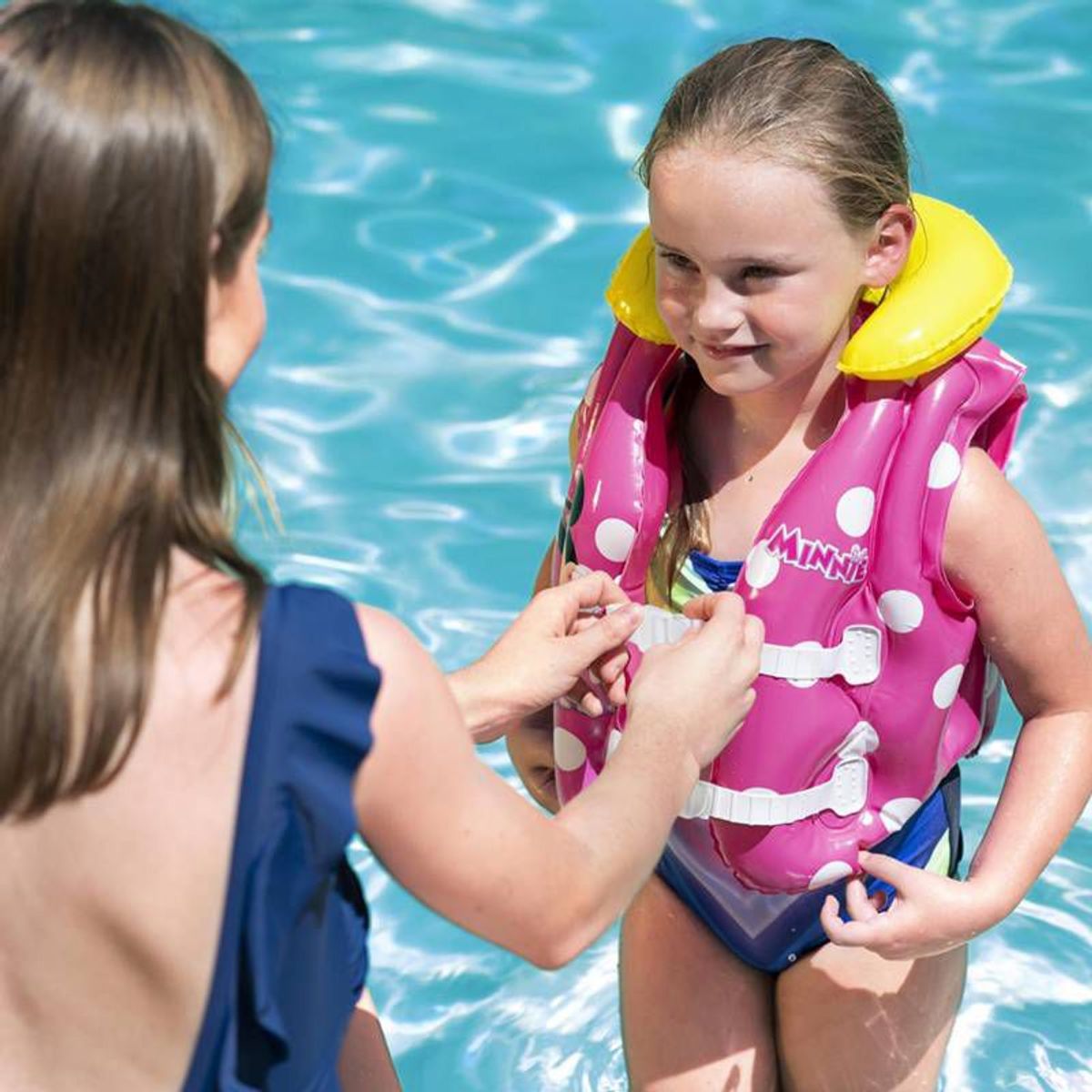 BESTWAY - Chaleco de baño rosa salvavidas Inflable - Bestway