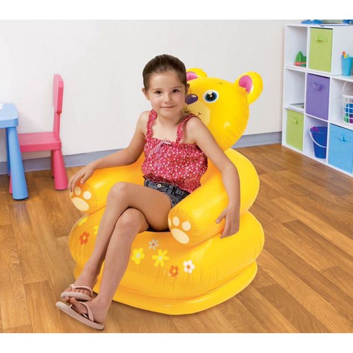INTEX - Silla inflable modelo Oso-Tigre Comoda-Intex