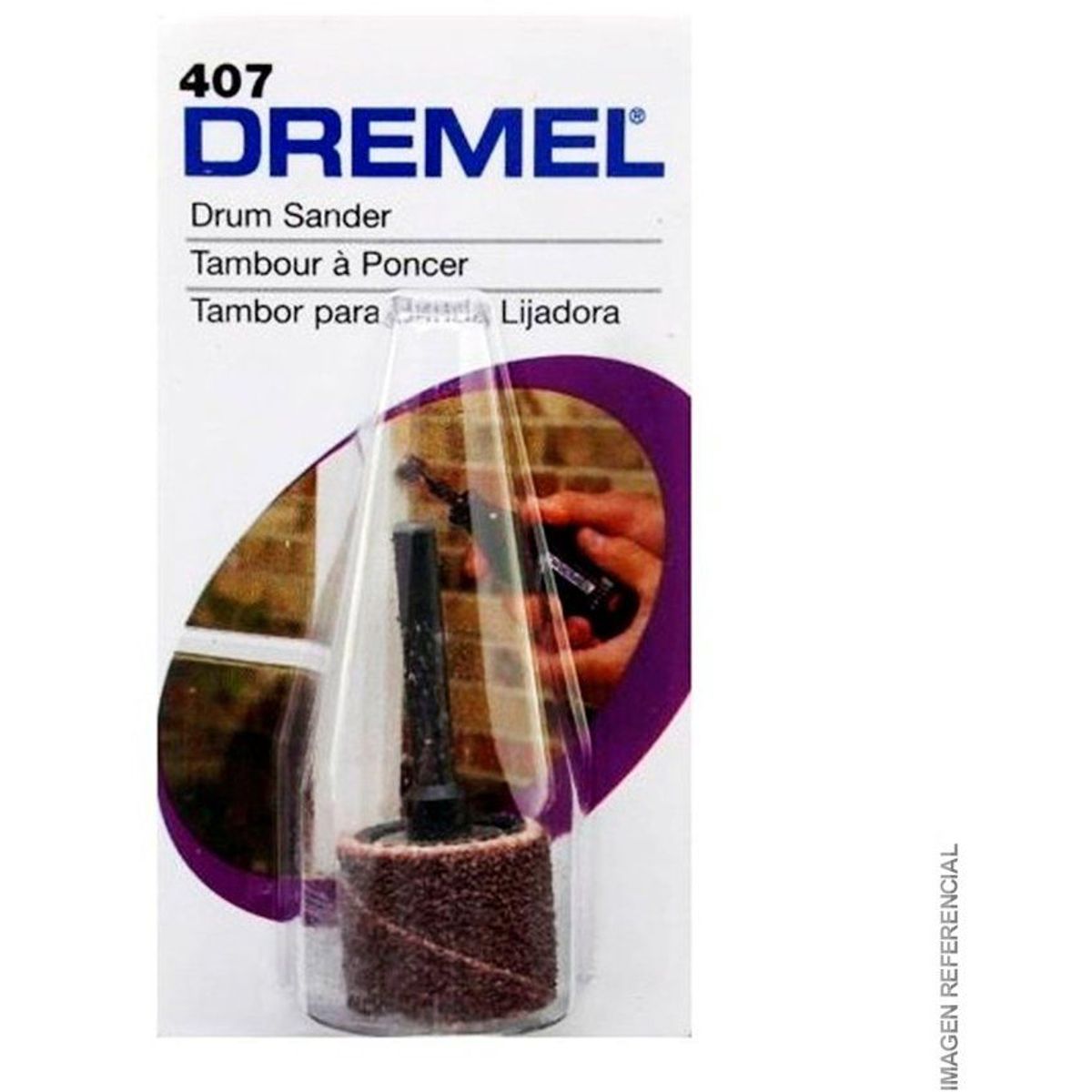 DREMEL - Dremel vástago portalija 1/2"+banda de lija 1/2" grano 60