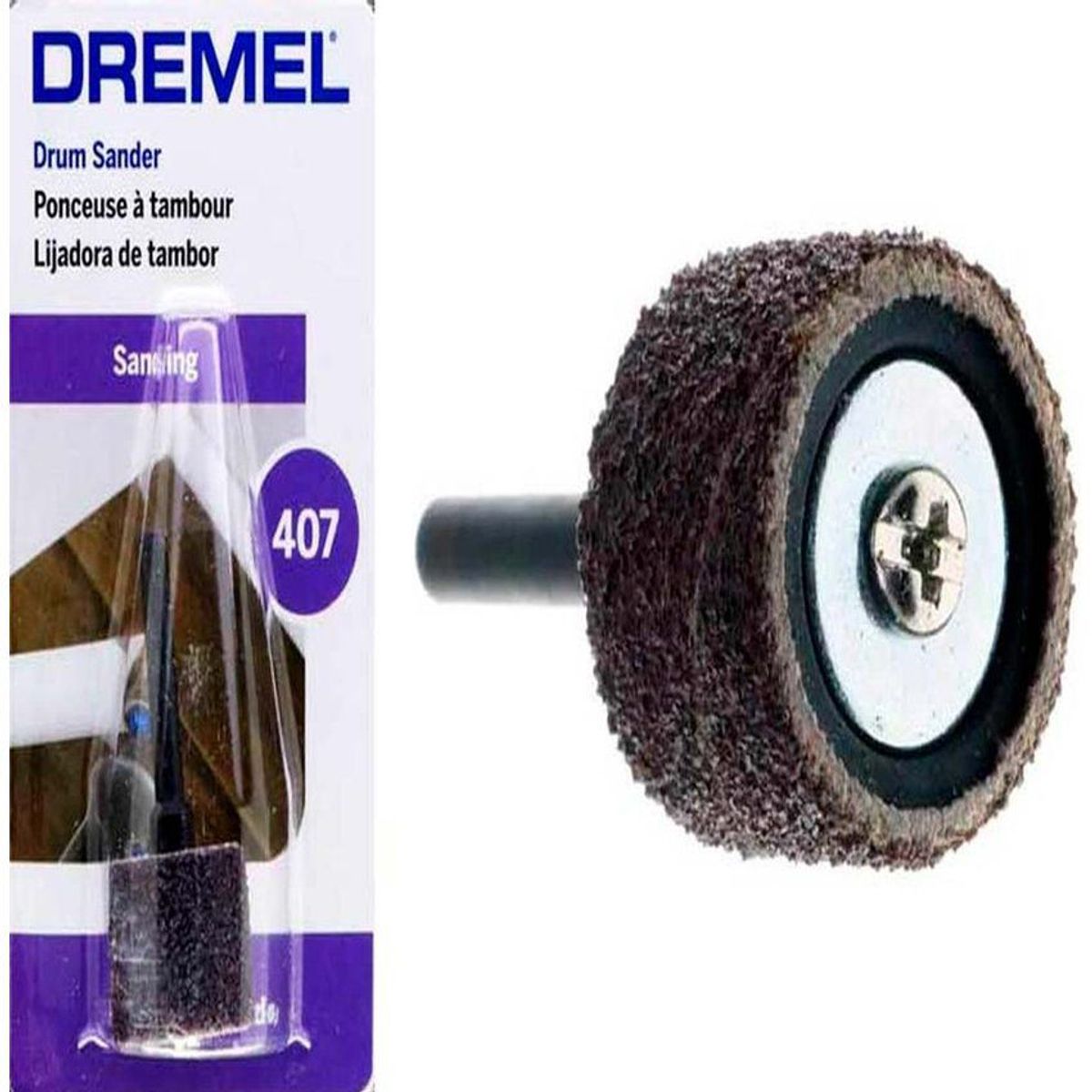 DREMEL - Dremel vástago portalija 1/2"+banda de lija 1/2" grano 60