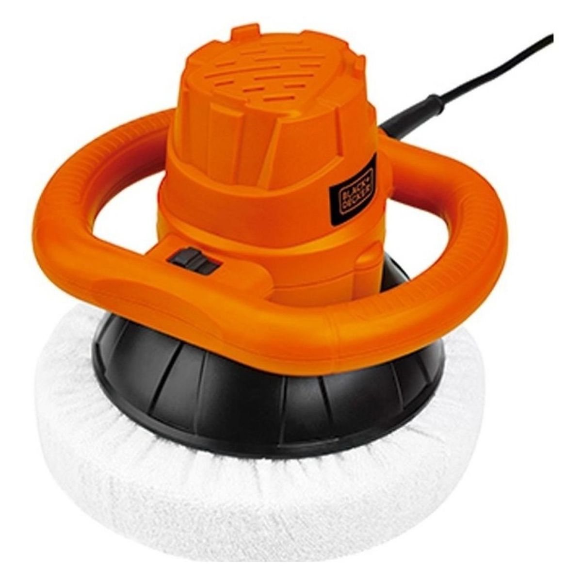 BLACK+DECKER - Pulidora orbital + 3 bonetes black+decker kp12k..