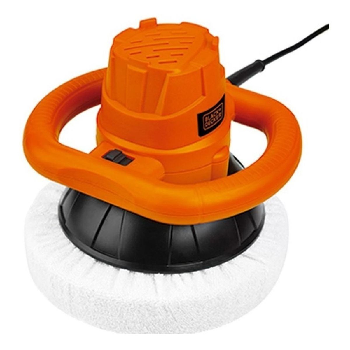 BLACK+DECKER - Pulidora orbital + 3 bonetes black+decker kp12k..