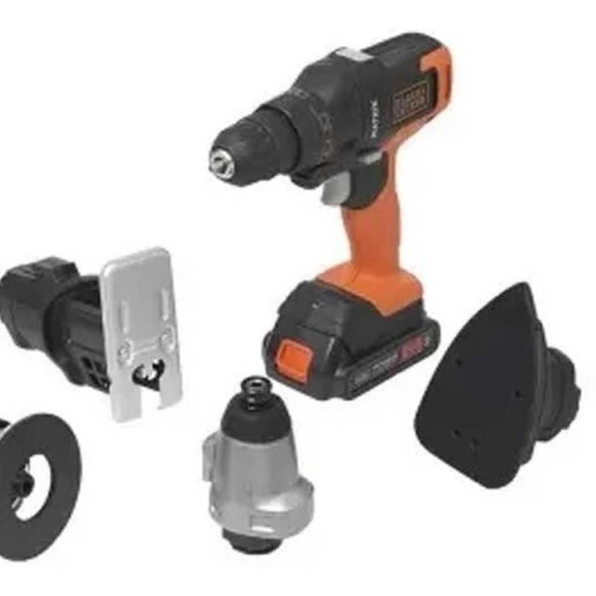 BLACK+DECKER - Taladro InalÃ¡mbrico 20V Matrix Kit 6 en1 Black + Decker MTX20K6A-B2C.
