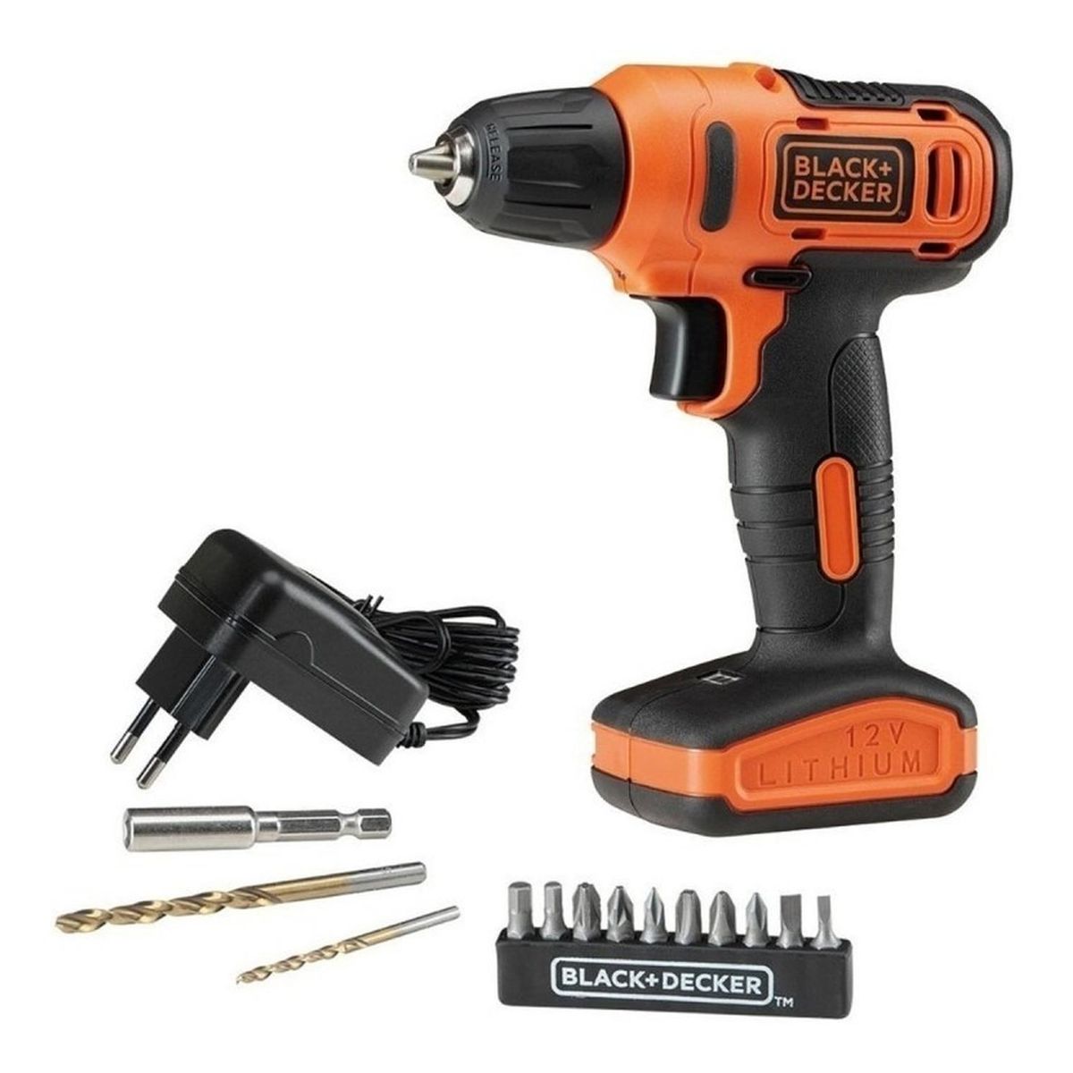 BLACK+DECKER - Taladro Atornillador Inalambrico 12v Ld12s-b2c Black+decker