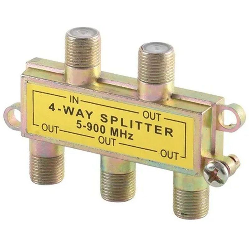 FULGORE - Splitter divisor cable coaxial 4 salidas fulgore fu0632