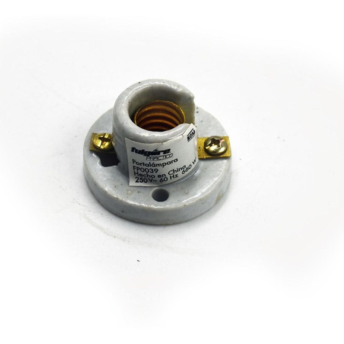 FULGORE - Socket para lampara sencillo fp0039 fulgore